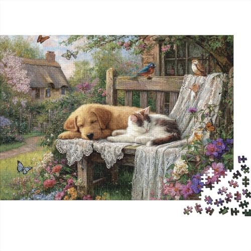 Hund, entzückender Hund, sehr interessantes Lernspiel mit einzigartiger Form und voller Überraschungen, 500 Teile (52 x 38 cm) von CKMSMCS