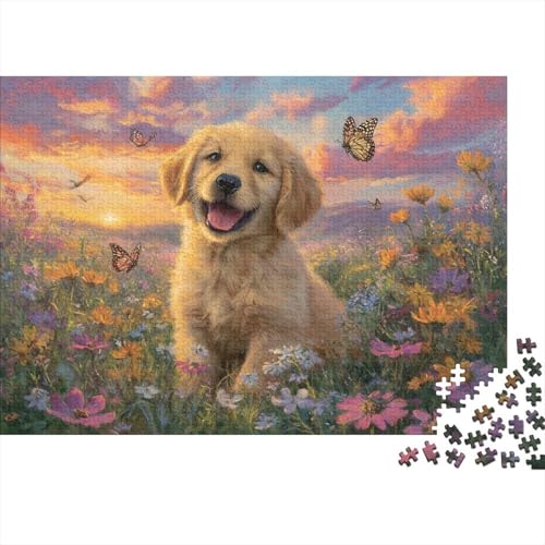 Hund, entzückender Hund, sehr interessantes Puzzlespiel, geeignet für Familienunterhaltung, anspruchsvoll, 300 Teile (40 x 28 cm) von CKMSMCS
