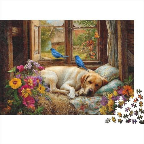 Hund, entzückender Hund, unterhaltsame Lernspiele für die ganze Familie, geeignet für Kinder und Erwachsene, hoher Schwierigkeitsgrad, 1000 Teile (75 x 50 cm) von CKMSMCS