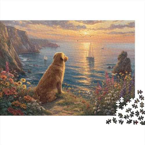 Hund, entzückender Hund, unterhaltsame Lernspiele für die ganze Familie, geeignet für Kinder und Erwachsene, hoher Schwierigkeitsgrad, 1000 Teile (75 x 50 cm) von CKMSMCS