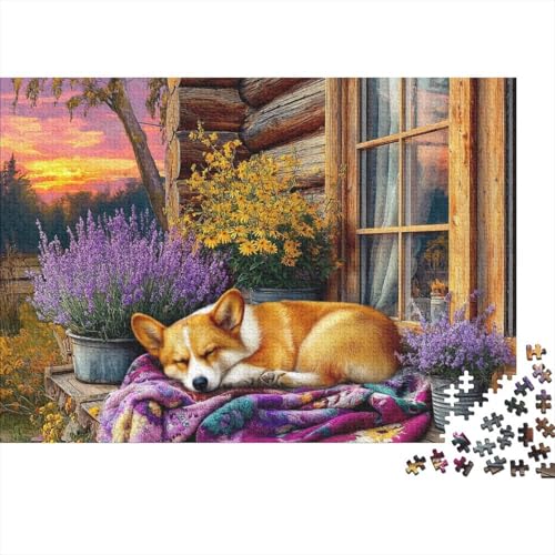 Hund, entzückender Hund, unterhaltsame Lernspiele für die ganze Familie, geeignet für Kinder und Erwachsene, hoher Schwierigkeitsgrad, 300 Teile (40 x 28 cm) von CKMSMCS