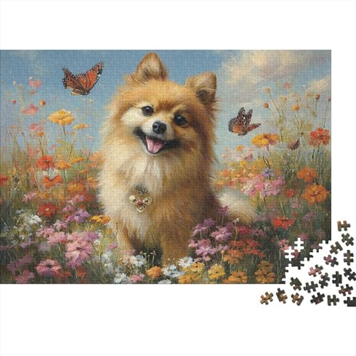 Hund, entzückendes Hunde-Lernpuzzlespiel für Erwachsene ab 12 Jahren, geeignet für Familienunterhaltung, 300 Teile (40 x 28 cm) von CKMSMCS