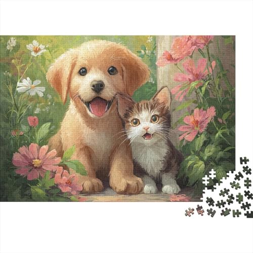 Hund, entzückendes Hunde-Lernspiel, geeignet für Kinder ab 10 Jahren und Erwachsene, interessant und herausfordernd, 1000 Teile (75 x 50 cm) von CKMSMCS