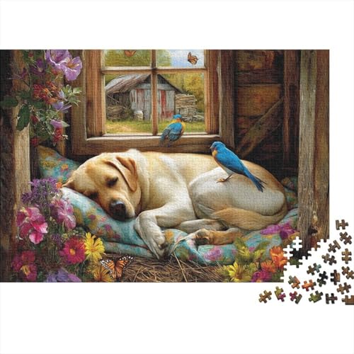 Hund, entzückendes Hunde-Lernspiel, geeignet für Kinder ab 10 Jahren und Erwachsene, interessant und herausfordernd, 1000 Teile (75 x 50 cm) von CKMSMCS