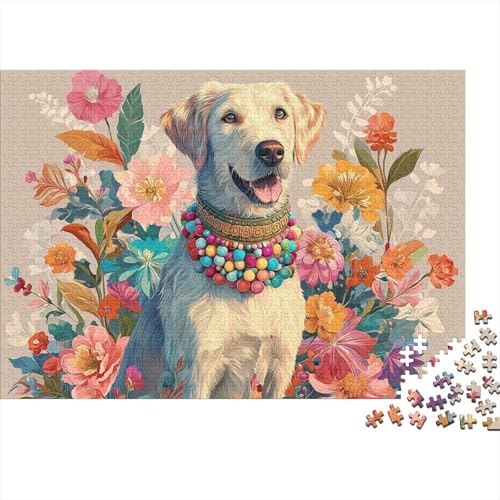 Hund, entzückendes Hunde-Lernspiel, geeignet für Kinder ab 10 Jahren und Erwachsene, interessant und herausfordernd, 1000 Teile (75 x 50 cm) von CKMSMCS