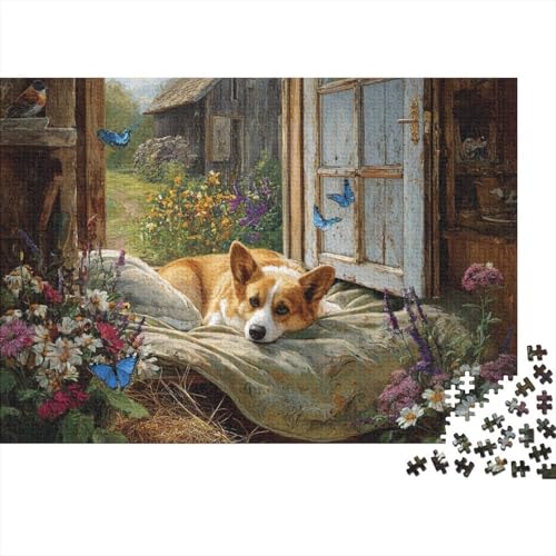 Hund, entzückendes Hunde-Lernspiel, geeignet für Kinder ab 10 Jahren und Erwachsene, interessant und herausfordernd, 1000 Teile (75 x 50 cm) von CKMSMCS