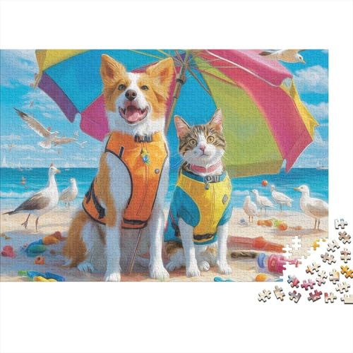 Hund, entzückendes Hunde-Lernspiel, geeignet für Kinder ab 10 Jahren und Erwachsene, interessant und herausfordernd, 300 Teile (40 x 28 cm) von CKMSMCS