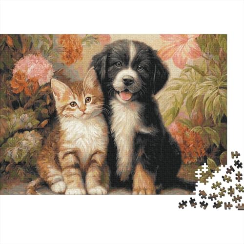 Hund, entzückendes Hunde-Lernspiel, geeignet für Kinder ab 10 Jahren und Erwachsene, interessant und herausfordernd, 300 Teile (40 x 28 cm) von CKMSMCS