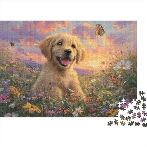 Hund, entzückendes Hunde-Lernspiel, geeignet für Kinder ab 10 Jahren und Erwachsene, interessant und herausfordernd, 500 Teile (52 x 38 cm) von CKMSMCS