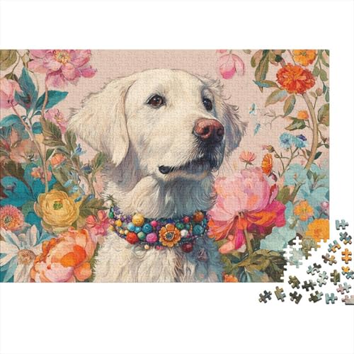 Hund, entzückendes Hunde-Lernspiel, geeignet für Kinder ab 10 Jahren und Erwachsene, interessant und herausfordernd, 500 Teile (52 x 38 cm) von CKMSMCS
