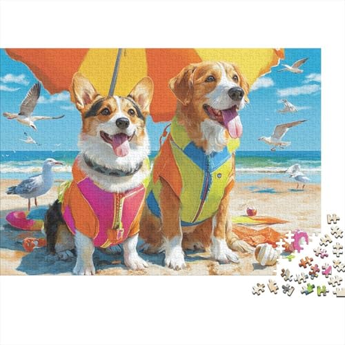 Hund, entzückendes Hunde-Lernspiel, geeignet für Kinder ab 10 Jahren und Erwachsene, interessant und herausfordernd, 500 Teile (52 x 38 cm) von CKMSMCS