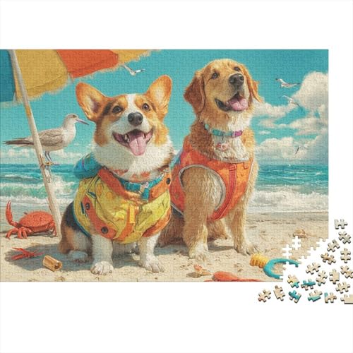 Hund, entzückendes Hunde-Lernspiel, geeignet für Kinder ab 10 Jahren und Erwachsene, interessant und herausfordernd, 500 Teile (52 x 38 cm) von CKMSMCS