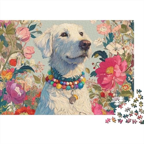 Hund, entzückendes Hunde-Lernspiel, geeignet für Kinder ab 10 Jahren und Erwachsene, interessant und herausfordernd, 500 Teile (52 x 38 cm) von CKMSMCS