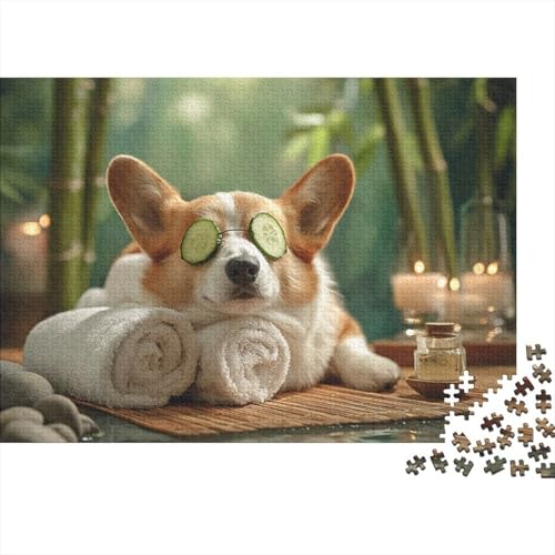 Hund, entzückendes Hunde-Lernspiel, geeignet für Kinder ab 10 Jahren und Erwachsene, interessant und herausfordernd, 500 Teile (52 x 38 cm) von CKMSMCS