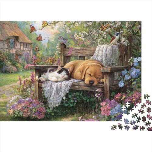 Hund, entzückendes Hunde-Lernspiel, geeignet für Kinder ab 10 Jahren und Erwachsene, interessant und herausfordernd, 500 Teile (52 x 38 cm) von CKMSMCS