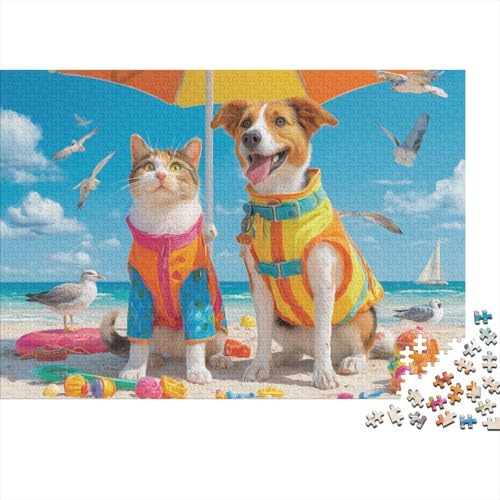 Hund, entzückendes Hunde-Lernspiel, geeignet für Kinder ab 10 Jahren und Erwachsene, interessant und herausfordernd, 500 Teile (52 x 38 cm) von CKMSMCS