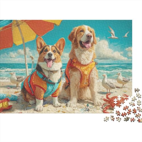Hund, entzückendes Hunde-Lernspiel, geeignet für Kinder ab 10 Jahren und Erwachsene, interessant und herausfordernd, 500 Teile (52 x 38 cm) von CKMSMCS