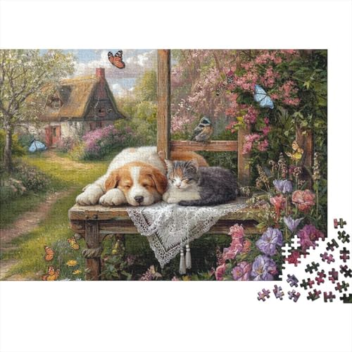 Hund, entzückendes Hunde-Lernspiel, geeignet für Kinder ab 10 Jahren und Erwachsene, interessant und herausfordernd, 500 Teile (52 x 38 cm) von CKMSMCS