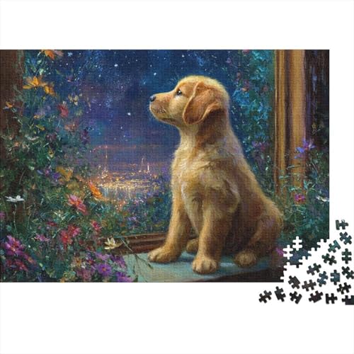 Hund. Entzückende Hunde-Lernspiele. Geeignet für Kinder ab 14 Jahren. Familienunterhaltung. Herausforderungen mit hohem Schwierigkeitsgrad. 500 Teile (52 x 38 cm). von CKMSMCS