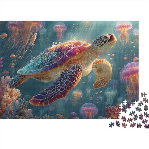 Lernspiele zu Unterwasserlebewesen und der Unterwasserwelt für Erwachsene und Kinder Freunde und Familie. 300 Teile (40 x 28 cm) von CKMSMCS