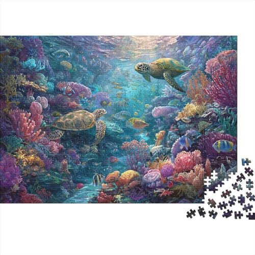 Lernspiele zu Unterwasserlebewesen und der Unterwasserwelt für Erwachsene und Kinder Freunde und Familie. 500 Teile (52 x 38 cm) von CKMSMCS