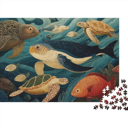 Meeresleben, Unterwasserwelt, Lern- und Lernspiele, geeignet für Teenager mit einzigartigem Stil, 1000 Teile (75 x 50 cm) von CKMSMCS