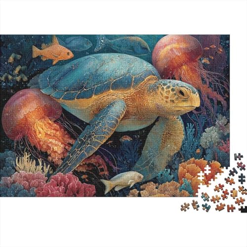 Meeresleben Unterwasserwelt. EIN einzigartiges und kreatives Spiel, das herausfordernd und unterhaltsam ist. 1000 Teile (75 x 50 cm) von CKMSMCS