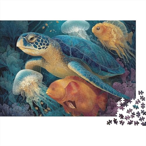 Meeresleben Unterwasserwelt. EIN einzigartiges und kreatives Spiel, das herausfordernd und unterhaltsam ist. 500 Teile (52 x 38 cm) von CKMSMCS