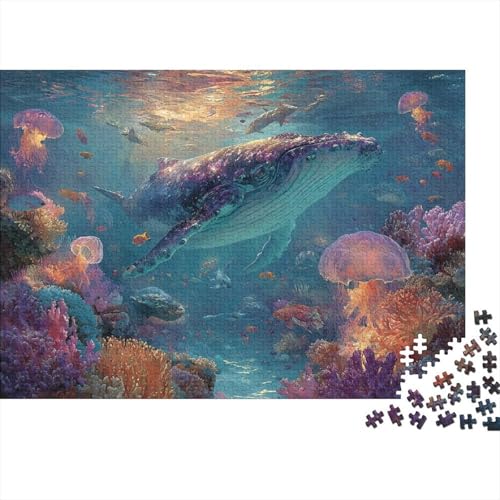 Meereslebewesen, Unterwasserwelt, Familienspaß, Lernspiele, geeignet für Kinder und Erwachsene, hoher Schwierigkeitsgrad, 500 Teile (52 x 38 cm) von CKMSMCS