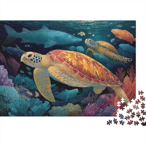 Meereslebewesen, Unterwasserwelt, Lernspiele, anspruchsvolle Puzzlespiele, Geschenkideen für Frauen und Männer, 300 Teile (40 x 28 cm) von CKMSMCS
