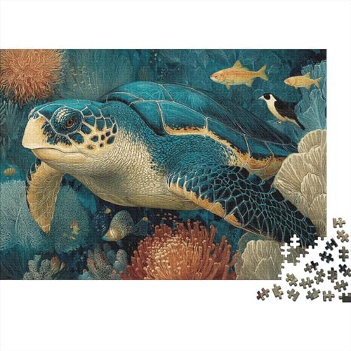 Meereslebewesen, Unterwasserwelt, Lernspiele, anspruchsvolle Puzzlespiele, Geschenkideen für Frauen und Männer, 300 Teile (40 x 28 cm) von CKMSMCS