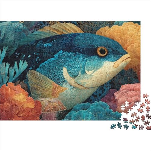 Meereslebewesen, Unterwasserwelt, lustiges Lernspiel, Herausforderungsspielzeug für Männer und Frauen, 1000 Stück (75 x 50 cm) von CKMSMCS