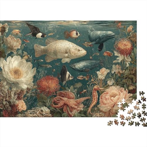 Meereslebewesen, Unterwasserwelt-Spiele für die ganze Familie, Geschenkideen für Männer und Frauen, einzigartig, 300 Stück (40 x 28 cm) von CKMSMCS