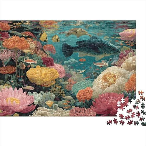 Meereslebewesen, Unterwasserwelt-Spiele für die ganze Familie, Geschenkideen für Männer und Frauen, einzigartig, 500 Stück (52 x 38 cm) von CKMSMCS