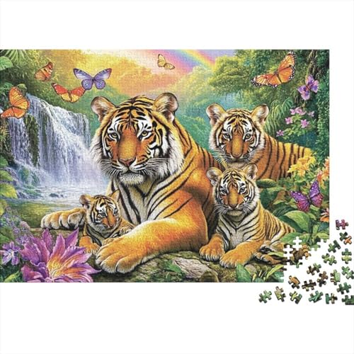 Niedliche Tiere, Lernspiel, geeignet für Kinder ab 10 Jahren und Erwachsene, interessant und herausfordernd, 1000 Teile (75 x 50 cm) von CKMSMCS
