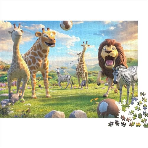 Niedliche Tiere, Lernspiel, geeignet für Kinder ab 10 Jahren und Erwachsene, interessant und herausfordernd, 1000 Teile (75 x 50 cm) von CKMSMCS