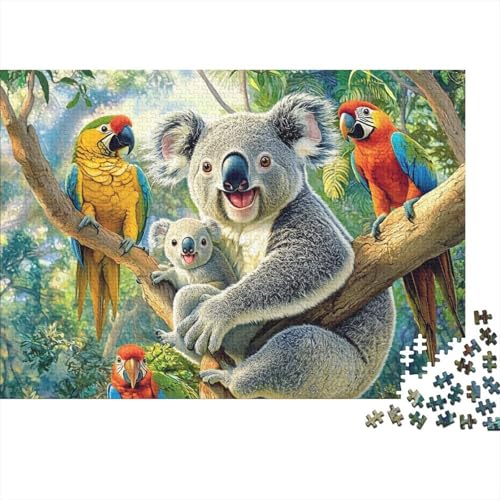 Niedliche Tiere, Lernspiel, geeignet für Kinder ab 10 Jahren und Erwachsene, interessant und herausfordernd, 1000 Teile (75 x 50 cm) von CKMSMCS