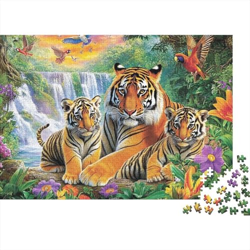 Niedliche Tiere, Lernspiel, geeignet für Kinder ab 10 Jahren und Erwachsene, interessant und herausfordernd, 1000 Teile (75 x 50 cm) von CKMSMCS
