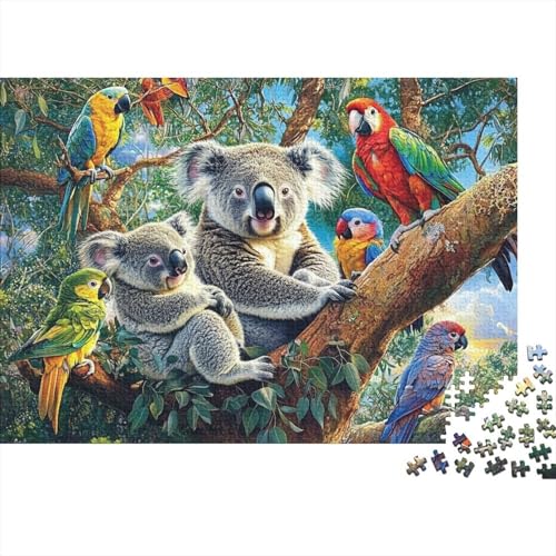Niedliche Tiere, Lernspiel, geeignet für Kinder ab 10 Jahren und Erwachsene, interessant und herausfordernd, 300 Teile (40 x 28 cm) von CKMSMCS