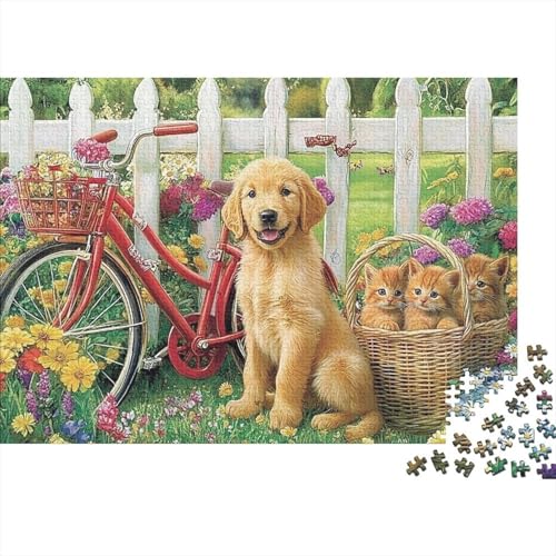 Niedliche Tiere, Lernspiel, geeignet für Kinder ab 10 Jahren und Erwachsene, interessant und herausfordernd, 500 Teile (52 x 38 cm) von CKMSMCS