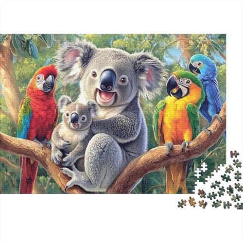 Niedliche Tiere, Lernspiel, geeignet für Kinder ab 10 Jahren und Erwachsene, interessant und herausfordernd, 500 Teile (52 x 38 cm) von CKMSMCS
