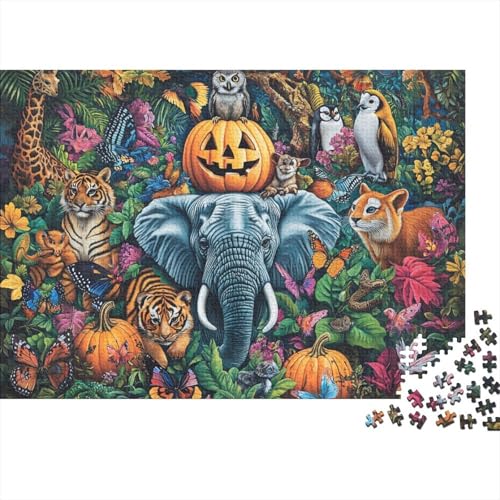 Niedliche Tiere, Lernspiele, anspruchsvolle Puzzlespiele, Geschenkideen für Frauen und Männer, 500 Teile (52 x 38 cm) von CKMSMCS