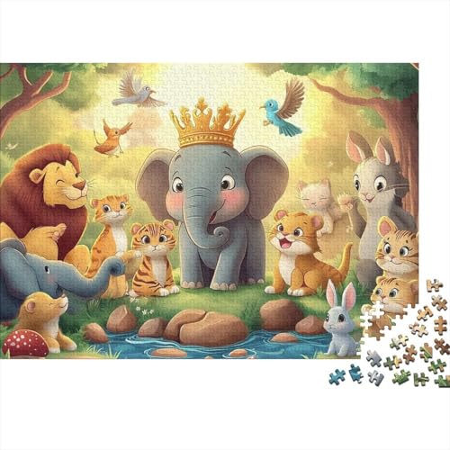 Niedliche Tiere, Lernspiele für Erwachsene und Kinder Freunde und Familie, 300 Stück (40 x 28 cm). von CKMSMCS