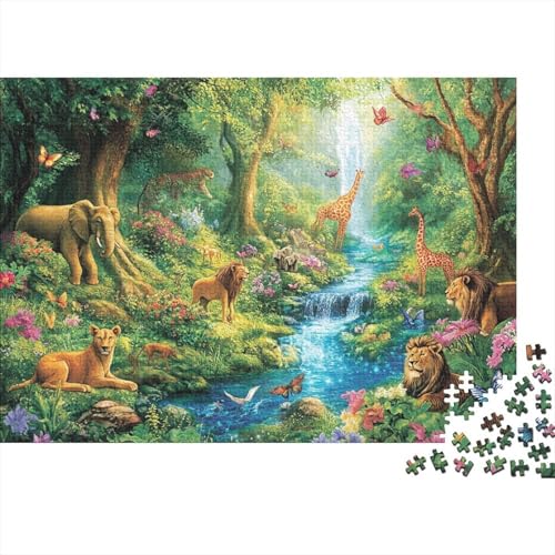 Niedliche Tiere, anspruchsvolle Puzzles für Erwachsene. Ideal für Familienspiele, perfekt als Geburtstags 500 Teile (52 x 38 cm) von CKMSMCS