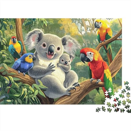 Niedliche Tiere, lustiges Lernspiel, Herausforderungsspielzeug für Männer und Frauen, 300 Stück (40 x 28 cm) von CKMSMCS