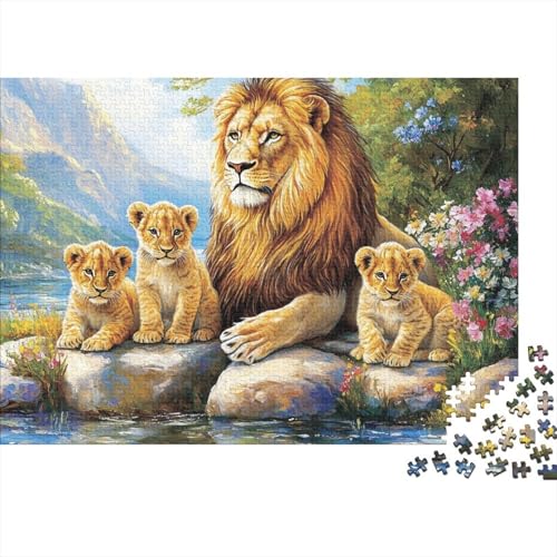 Niedliche Tiere, pädagogisches Puzzlespiel für Erwachsene ab 12 Jahren, geeignet für Familienunterhaltung, 300 Teile (40 x 28 cm) von CKMSMCS