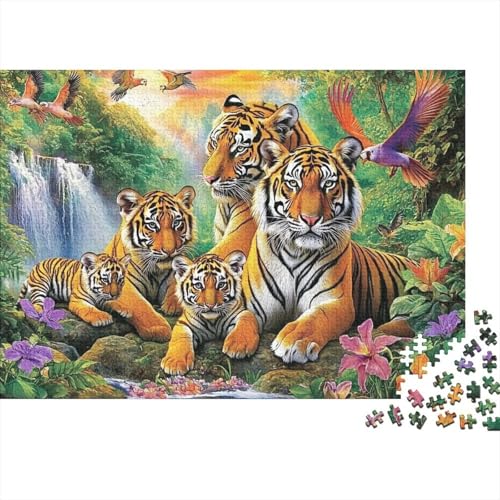Niedliche Tiere. Anspruchsvolles Lernspiel für Kinder und Erwachsene. EIN tolles Geschenk. 300 Teile (40 x 28 cm). von CKMSMCS