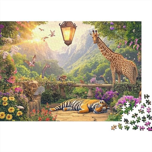 Niedliche Tiere. EIN einzigartiges und kreatives Spiel, das herausfordernd und unterhaltsam ist. 1000 Teile (75 x 50 cm) von CKMSMCS