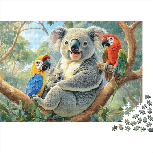 Niedliche Tiere. EIN einzigartiges und kreatives Spiel, das herausfordernd und unterhaltsam ist. 1000 Teile (75 x 50 cm) von CKMSMCS