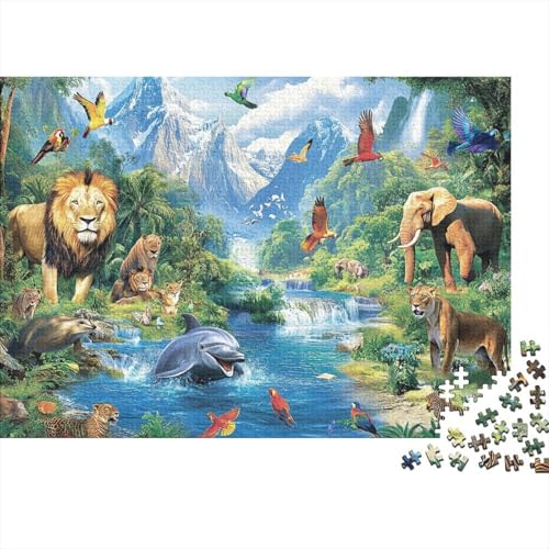 Niedliche Tiere. EIN einzigartiges und kreatives Spiel, das herausfordernd und unterhaltsam ist. 1000 Teile (75 x 50 cm) von CKMSMCS